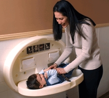 koala baby kare, world dryer, brocar, baby diaper changing stations